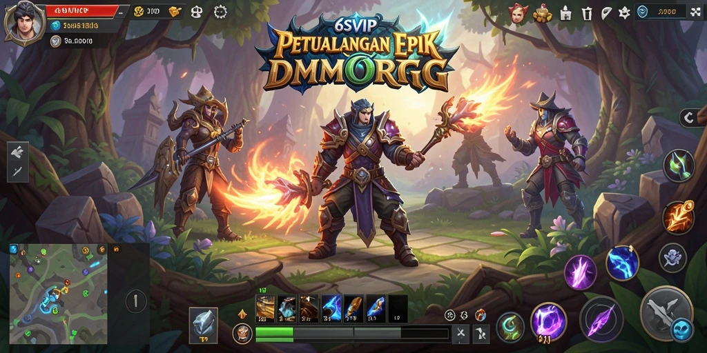 Gameplay seru di dunia fantasi 6SVIP.