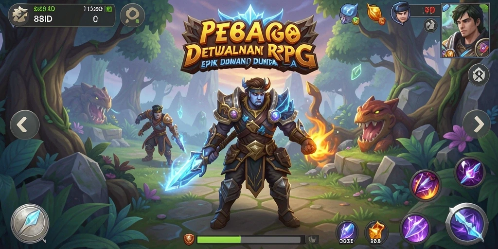 Gameplay mendebarkan dengan grafis RPG yang memukau.