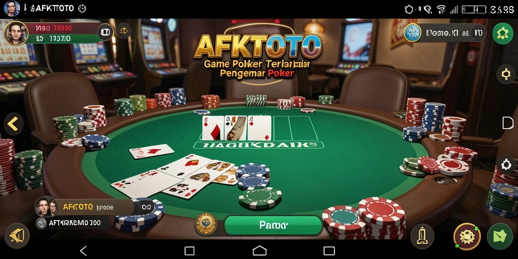 Tampilan gameplay seru di AFKTOTO dengan variasi permainan Poker.