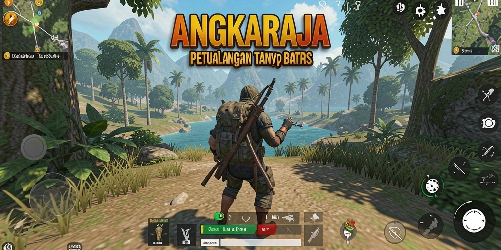 Gameplay angkaraja yang menampilkan eksplorasi dunia terbuka.