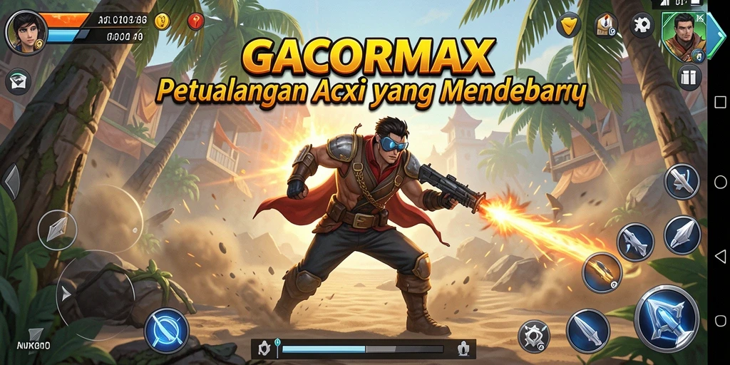 Tampilan gameplay GACORMAX yang mendebarkan dan penuh aksi.