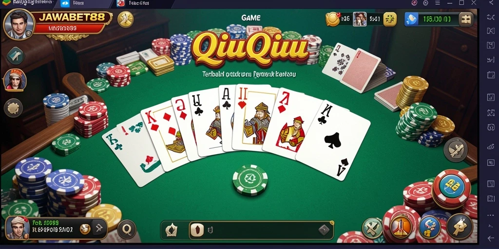 Screenshot gameplay QiuQiu yang menampilkan aksi seru di JAWABET88.