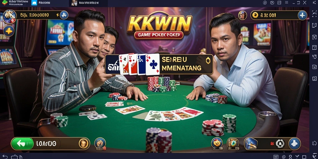 Tampilan permainan poker KKWIN yang seru dan interaktif.
