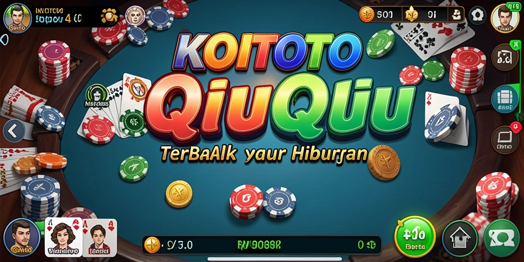 Tampilan gameplay KOITOTO dengan suasana permainan QiuQiu yang seru.