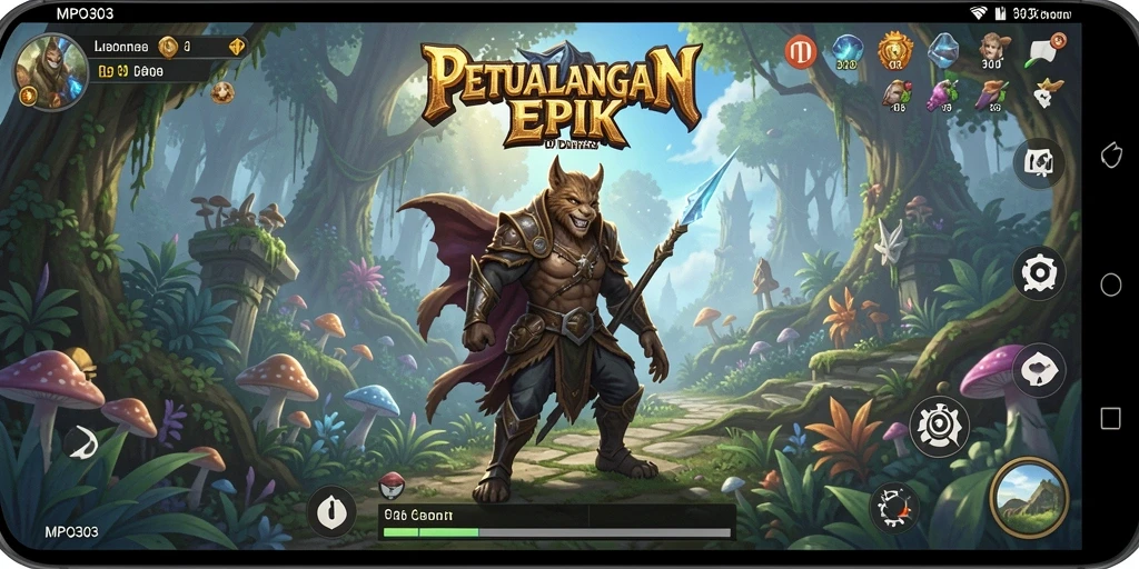 Screenshot MPO303 menampilkan gameplay seru di dunia petualangan.