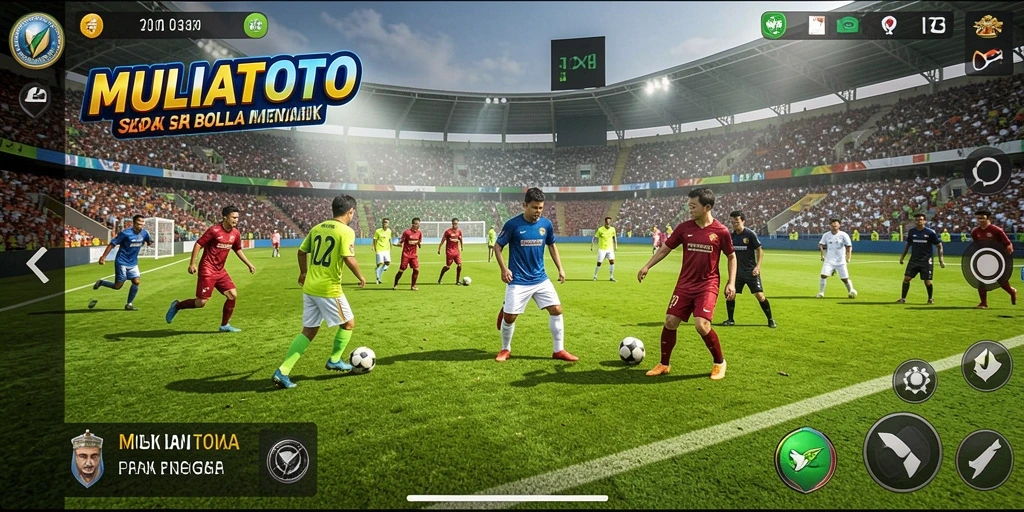 Tampilan gameplay realistis dalam MULIATOTO yang memukau.