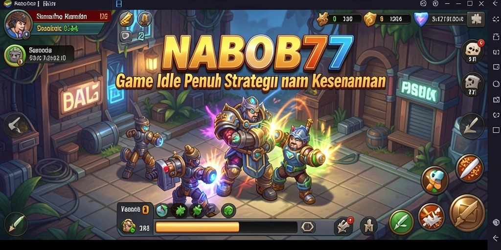 Screenshot menunjukkan keseruan gameplay NABOB77 dengan berbagai kebun yang berkembang.