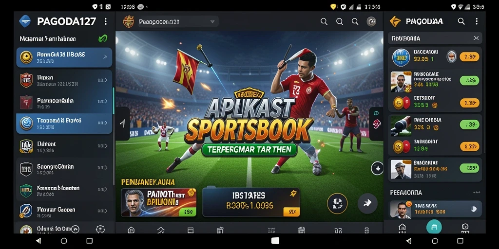 Tampilkan gameplay yang menarik dari aplikasi Sportsbook PAGODA127.
