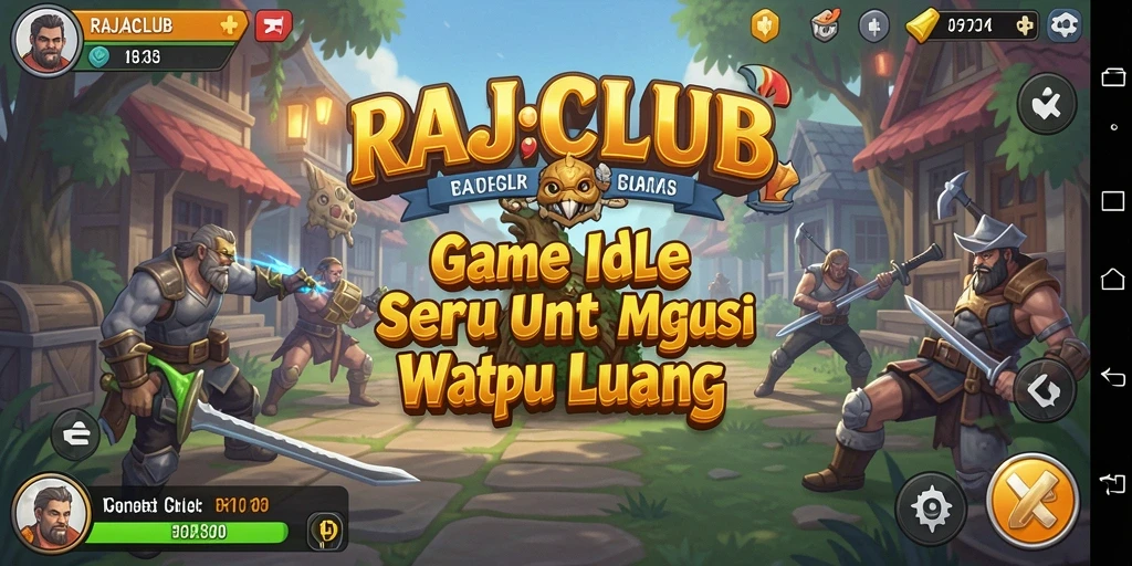 Tampilan gameplay RAJACLUB yang menarik dan penuh warna.