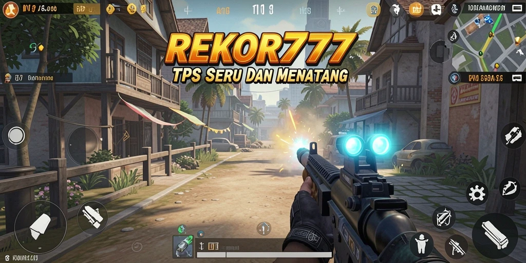 Gameplay seru di <strong>REKOR777</strong> yang menampilkan pertempuran antar pemain.