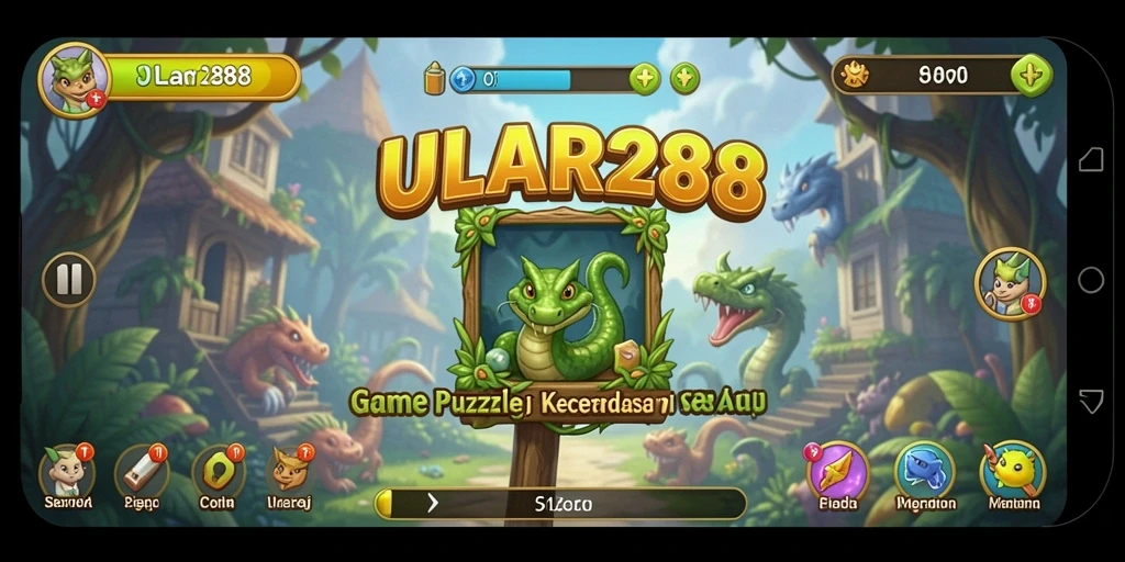 Screenshot menunjukkan momen seru gameplay Puzzle ULAR288.