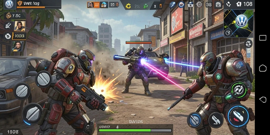 Tampilan gameplay strategi yang intens dan mendebarkan di VW108.